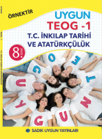 Uygun TEOG 1 – İnkılap Tarihi ve Atatürkçülük Kitabı 8. Sınıf