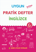 UYGUN – PRATİK DEFTER İNGİLİZCE 6. SINIF