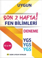 Uygun – YGS Deneme Fen Bilimleri Kitabı – SON 2 HAFTA