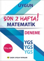 Uygun YGS Deneme Matematik Kitabı (Son İki Hafta)