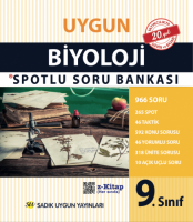 Uygun – Biyoloji Spotlu Soru Bankası Kitabı – 9. Sınıf
