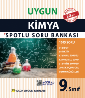 Uygun – Kimya Spotlu Soru Bankası Kitabı – 9. Sınıf