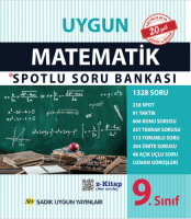 Uygun – Matematik Spotlu Soru Bankası Kitabı – 9. Sınıf