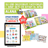 UYGUN – Su Gibi Okuyorum Yazıyorum 1. Sınıf Seti Alana Online Eğitim Üyelik Hediye!