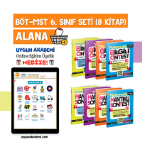 Uygun – BÖT-MST 6. Sınıf Seti (8 Kitap) Alana + Online Eğitim Üyelik Hediye!