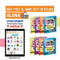 Uygun – BÖT-MST 8. Sınıf Seti (8 Kitap) Alana + Online Eğitim Üyelik Hediye!