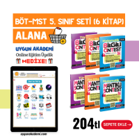 Uygun – BÖT-MST 5. Sınıf Seti (6 Kitap) Alana + Online Eğitim Üyelik Hediye!