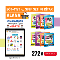 Uygun – BÖT-MST 6. Sınıf Seti (8 Kitap) Alana + Online Eğitim Üyelik Hediye!