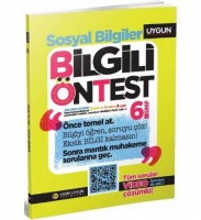 UYGUN Bilgili Ön Test Sosyal Bilgiler Kitabı 6. Sınıf