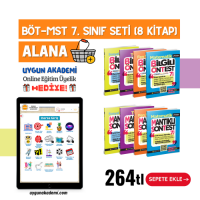 Uygun – BÖT-MST 7. Sınıf Seti (8 Kitap) Alana + Online Eğitim Üyelik Hediye!