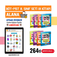 Uygun – BÖT-MST 8. Sınıf Seti (8 Kitap) Alana + Online Eğitim Üyelik Hediye!
