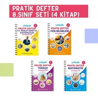 UYGUN – Pratik Defter – 8. Sınıf Seti (4 Kitap)