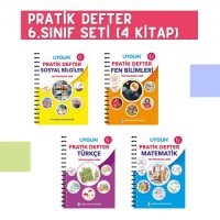 UYGUN – Pratik Defter – 6. Sınıf Seti (4 Kitap)