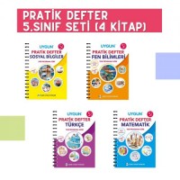 UYGUN – Pratik Defter – 5. Sınıf Seti (4 Kitap)