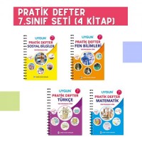 UYGUN – Pratik Defter – 7. Sınıf Seti (4 Kitap)