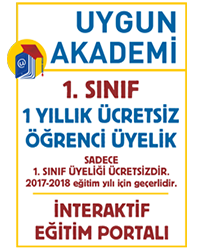 uygun akademi 1 sinif ucretsiz uyelik sadik uygun egitim yayinlari